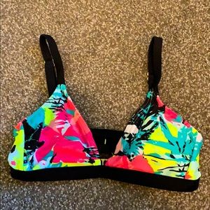Cute floral bikini top